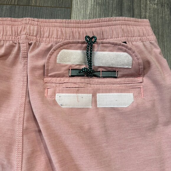 Vissla Mens Breakers Shorts Trunks Size S Ecolatsic Key Rope Pink Sustainable - Picture 8 of 8